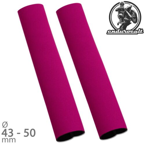 Protector de horquilla de neopreno largo rosa hasta 50 mm (horquilla, protector, protección de horquilla, 43,46,48) - Imagen 1 de 4