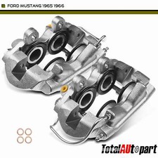 2pcs Disc Brake Caliper 4piston For Ford Mustang 1965-1966 Frontleft Right