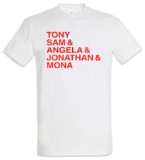 Who's The Names T-Shirt Fun Boss Toni Samantha Jefe Micelli Angela Jonathan