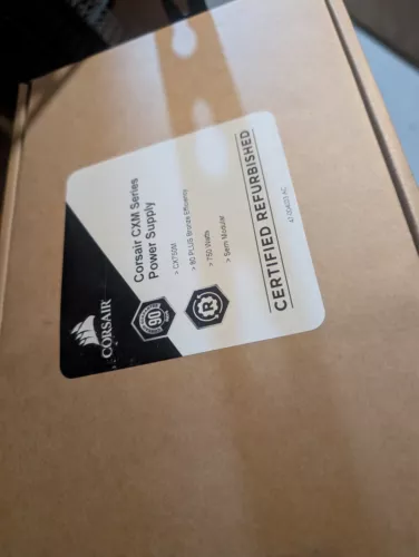 CORSAIR 750W CX750M ATX 80+ BRONZE Certified Semi-Modular Power Supply PSU