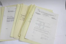 1928 Lamson Goodnow JE Stephens Co Signed Detroit MI - Accounting Ephemera L21D