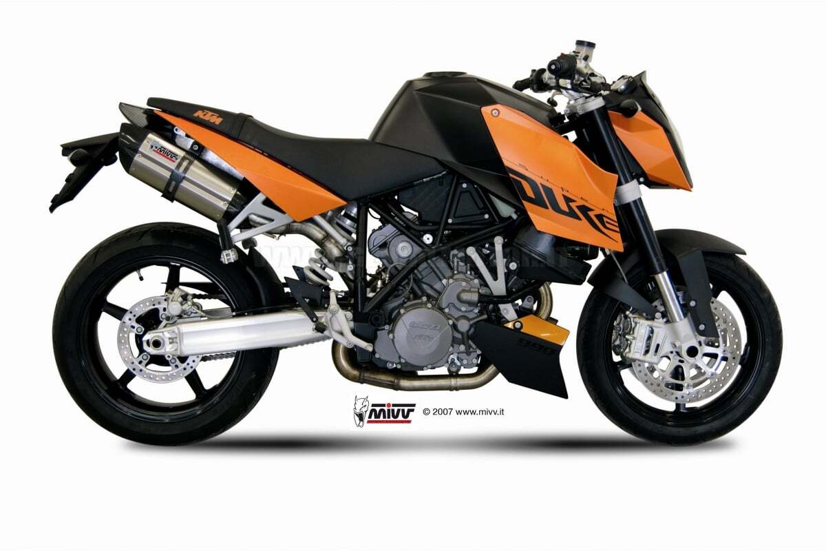 Mivv Exhaust Mufflers Suono Stainless Steel for Ktm 990 Superduke 2005 > 2011