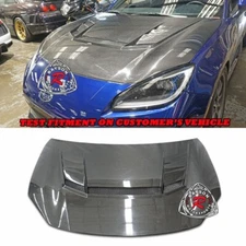 Fits 22-25 Subaru BRZ / Toyota GR86 VR-Style Bonnet Hood (Carbon Fiber)
