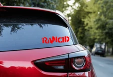 Rancid Car Decal Vinyl Band Logo Glossy Bumper Sticker Hardcore Punk Rock