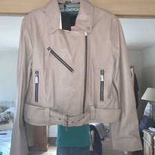 Whistles Adriana Biker Jacket Size 16 Bnwt Was £349