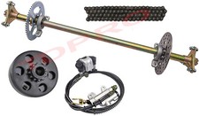 29" Rear Live Axle Kit w/ 35 Clutch Chain Brake Assembly for Go Kart Cart ATV