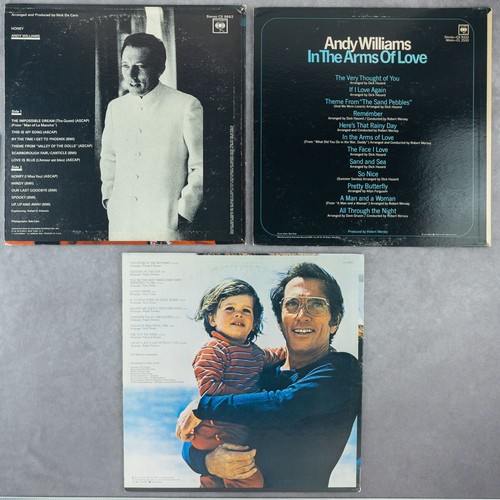 ANDY WILLIAMS 3-RECORD LOT: Honey, In The Arms Of Love, The Way We Were - Foto 2 di 8