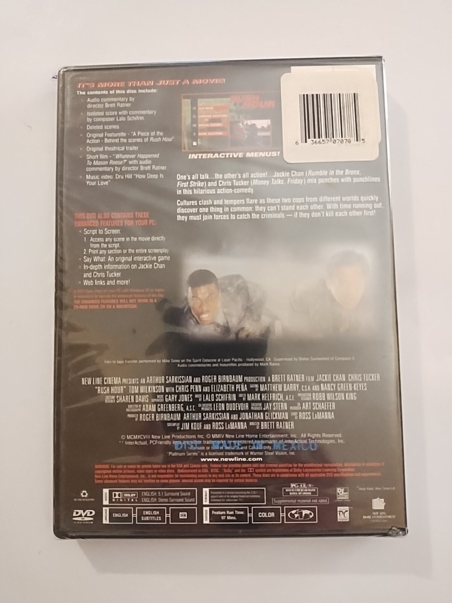 Rush Hour (DVD, 1999) 309 794043717284| eBay