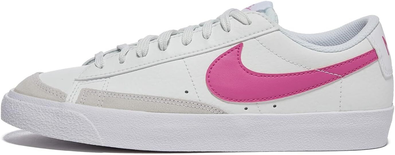 Big Kids Nike Blazer Low 77 Summit White/Cosmic Fuchsia (DA4074 113) - 6.5