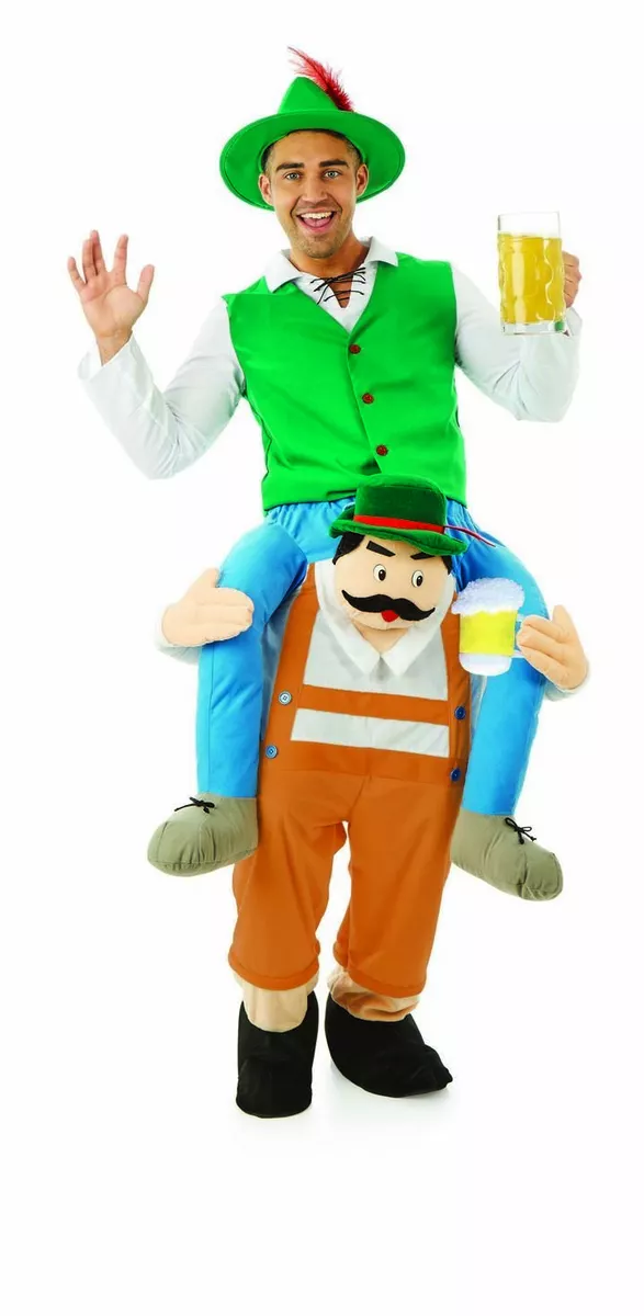 Man on top shoulders fancy dress