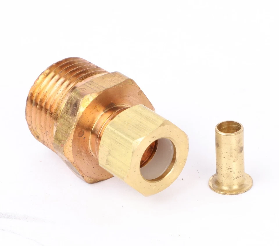 Brass Fairview 468-6D Tube Fitting, 3/8" Poly Tube OD x 1/2" Male NPT, 4686D - Image 2 of 4