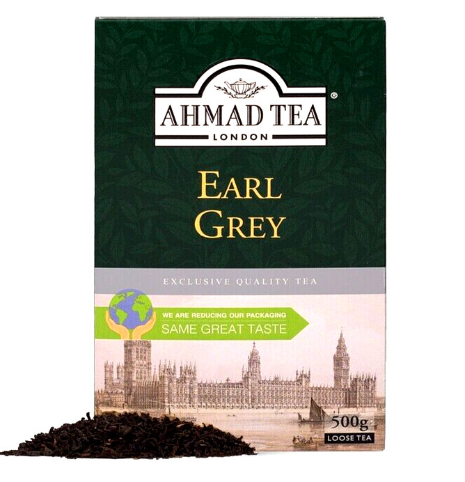 500 g Tee Schwarz lose Earl Grey AHMAD TEA LONDON Schwarzer Tee Qualität Nr. 1