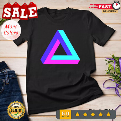 2025/Sacred Geometry - Geometric Penrose Triangle T-Shirt Unisex T-shirt