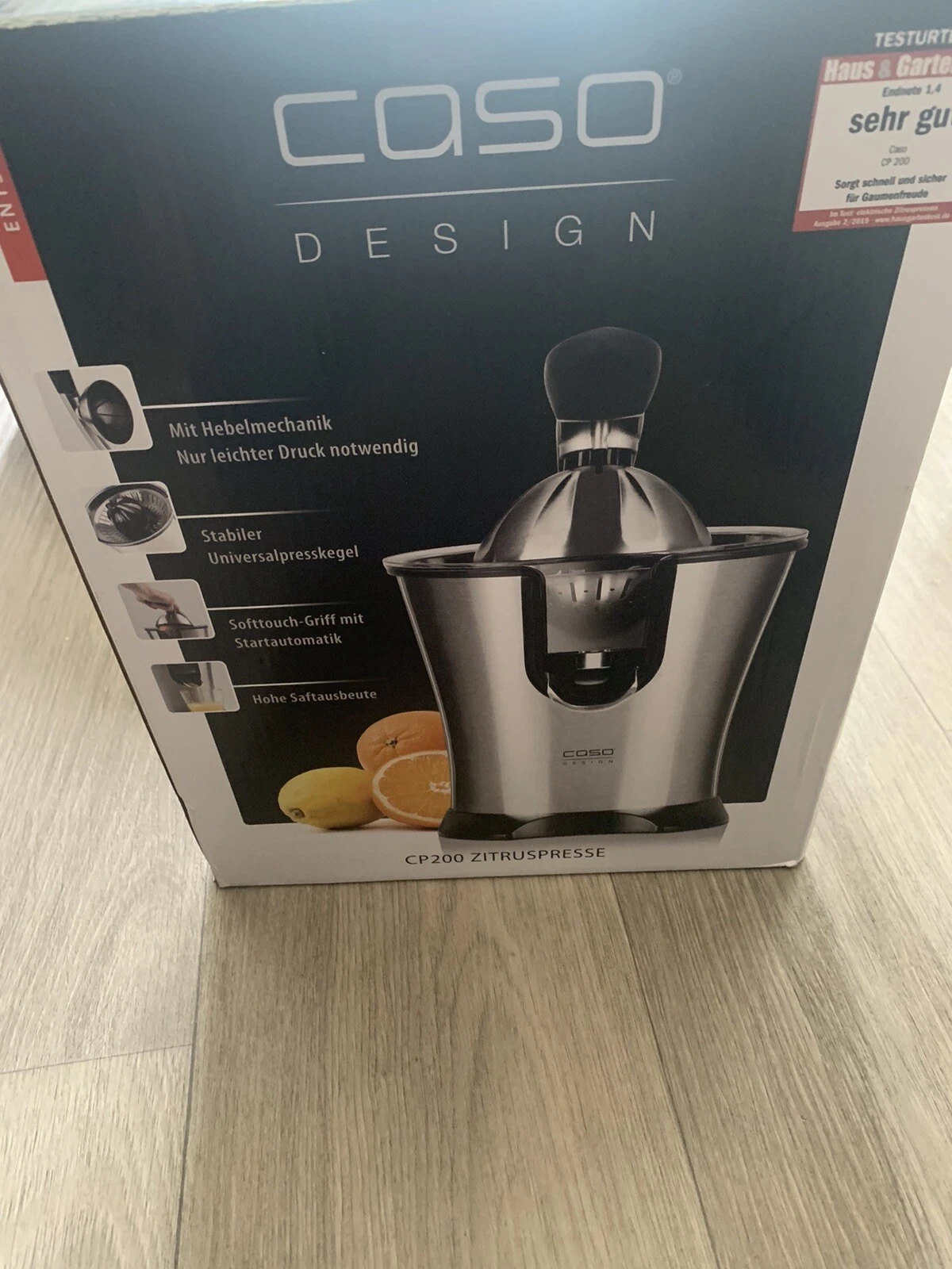 caso Design Fruit Citrus Juicer CP200, 160w