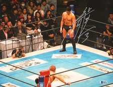 Katsuyori Shibata Signed 11x14 Photo BAS COA New Japan Pro Wrestling Autograph 7