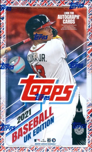 2021 Topps Baseball UK Edition Factory Sealed Hobby Box