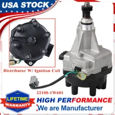 Distributor W/ Ignition Coil For 2000-2004 Frontier Xterra Nissan 3.3L V6 8K RPM