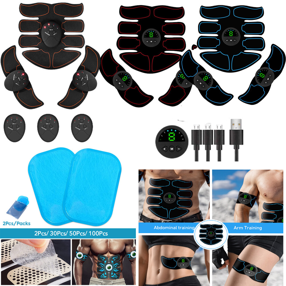 EMS Abdominal Muscle Toning Belt Trainer ABS Stimulator & Replacement