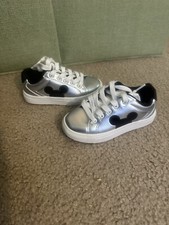 NEW ALDI TODDLERS Disney Mickey Mouse Silver/Black Character Sneakers Size 9