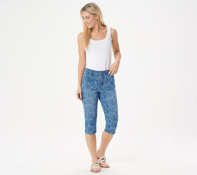 Susan Graver Printed High Stretch Denim 