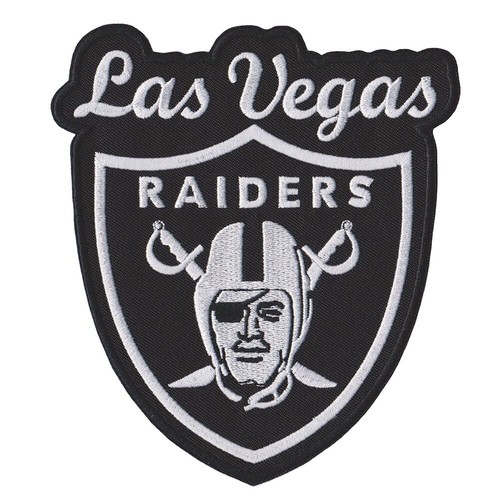 Las Vegas Raiders Nation Enorme Talla 11.0""x12.1"" Hierro Bordado en Parche - Imagen 2 de 10