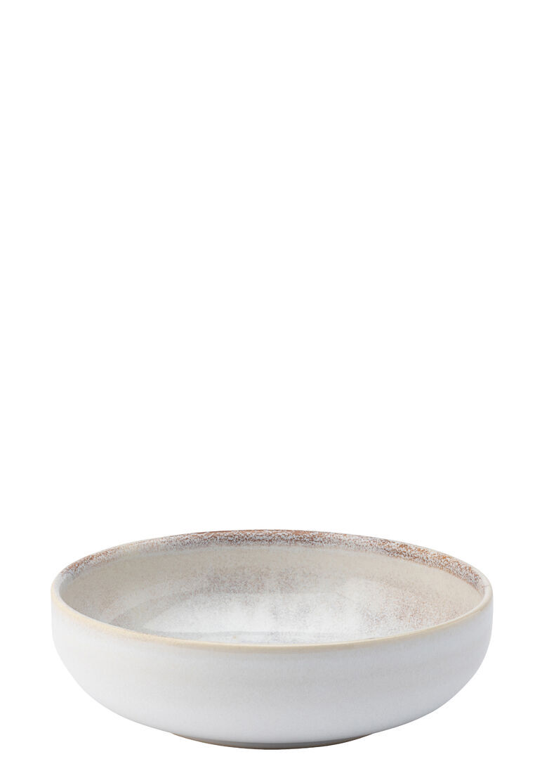 Algarve Oyster Round Bowls Serving For Pasta Desserts 6.25"" (16Cm) Pack Of 6