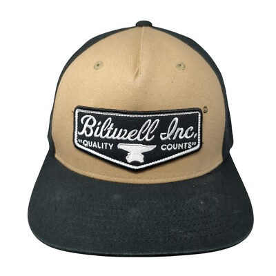 Biltwell Inc. Patch Snapback Hat Multi One Size Adjustable Colorblock