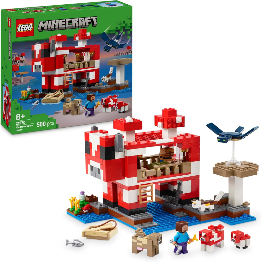 Lego The Mooshroom House Toy Playset 21270 Minecraft - Image 2