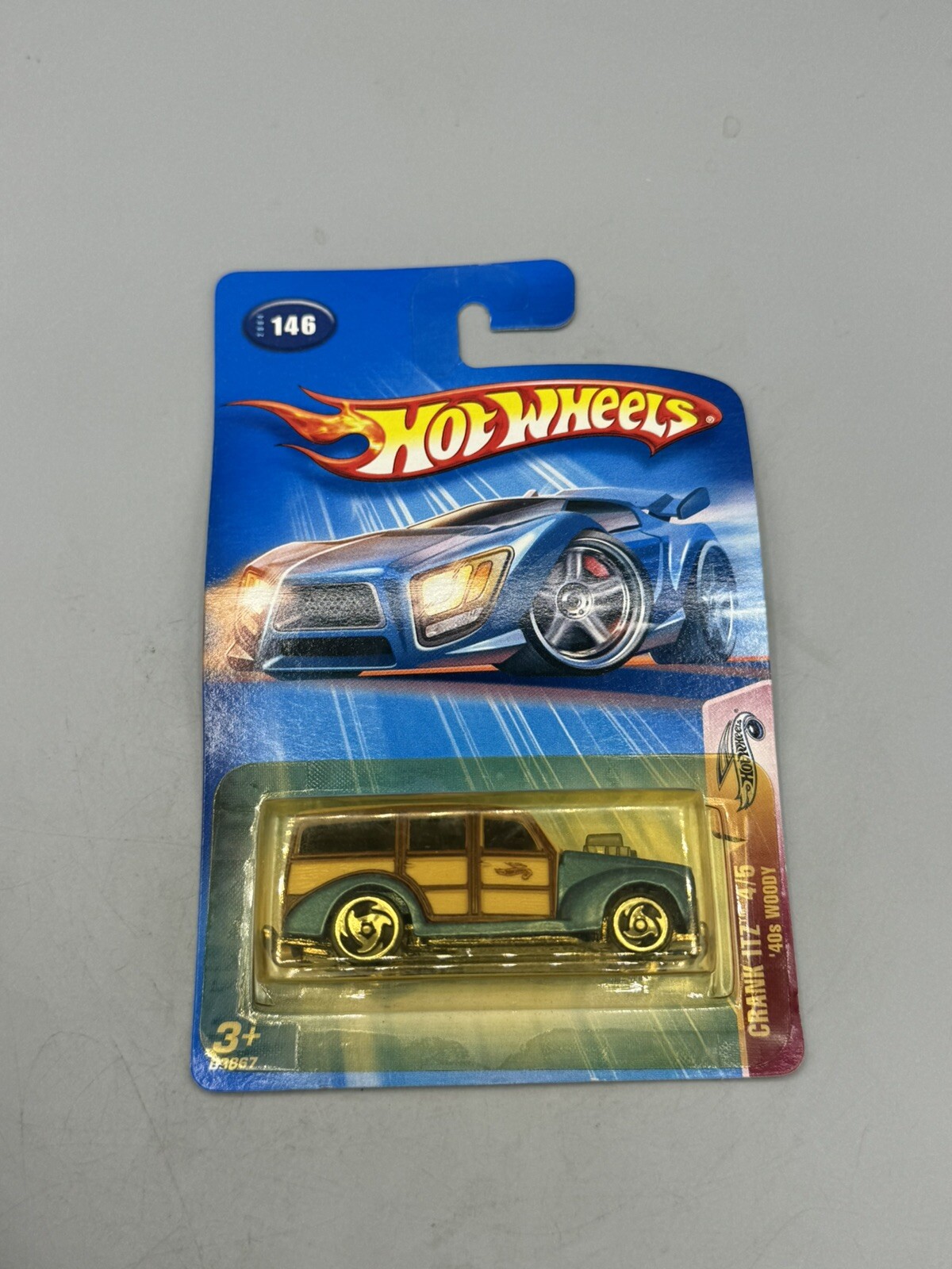 Hot Wheels 2004 146 Crank ITZ 4/5 40s Woody 