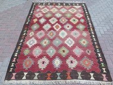 Turecki dywan wełniany kilim, dywany obszarowe, ręcznie robiony dywan podłogowy, duży dywan 73 "x107"