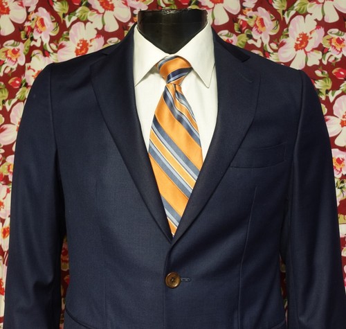 Breespoke Los Angeles Surgeon Cuff Navy Blue Blazer 38S - Picture 3 of 10
