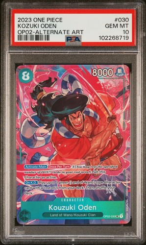 Kouzuki Oden (Alternate Art) graded PSA 10 for sale on eBay