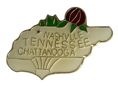 Wholesale Lot of 24 Tennessee Enamel State Map Hat Cap Lapel Pin (ACE - 643)
