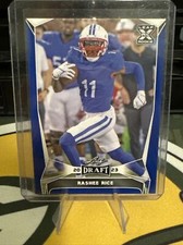 2023 Leaf Draft Rashee Rice XRC BLUE Rookie Card #66 - Kansas City Chiefs