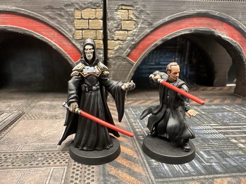 star wars legion Painted Lot Darth sidious And Darth plagueis Printed