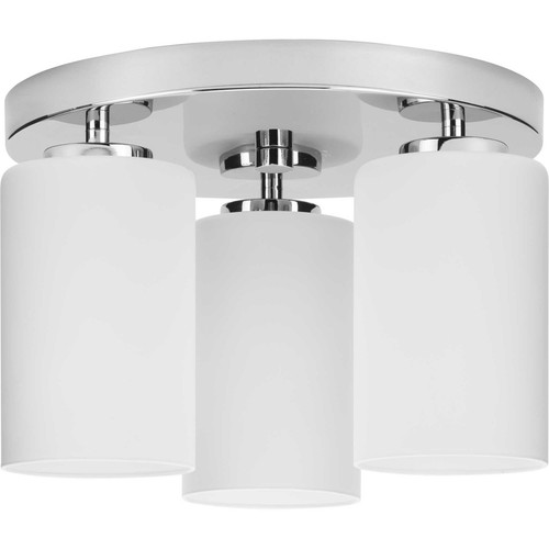 Progress Lighting P350238 Cofield 3 Light 12"W Flush Mount - Chrome