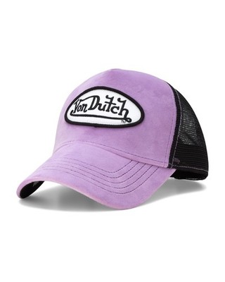 Unisex Trucker Hat - Velvet Curved Bill Mesh Back Classic Adjustable Snapback...