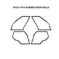 Mercedes Benz W126 Kurze Radstand 4 T&uuml;r Dichtungen Wetterdichtungsdichtungen