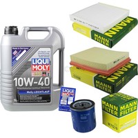 Inspektionskit Filter Liqui Moly ÖL 5L 10W-40 FüR CitroëN Xsara Coupe N0 1.4I