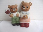Vtg Homco Three Piece Campfire/Camping/Picnic Bear Family 1446 — photo 3