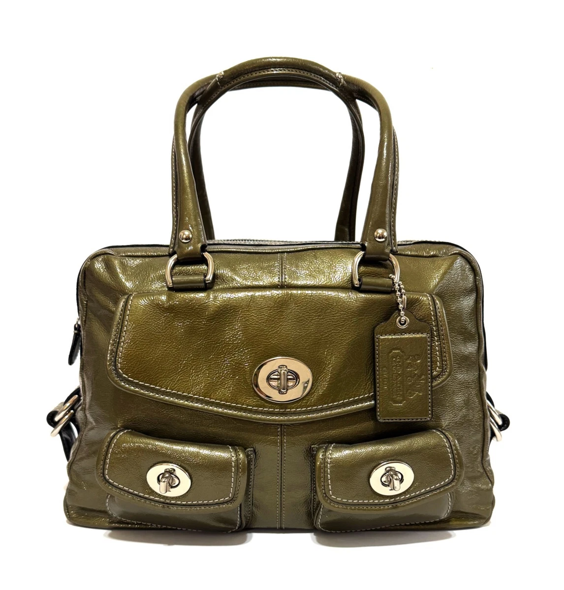 Coach Legacy Turn Lock Satchel/Top Handle Bag Handbags & Bags for