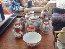 10 piccoli vasi vintage orientali