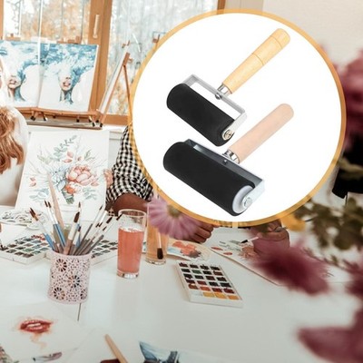 Gummi Brayer Roller Druckwalze Zubehör Basteln Malen Basteln für