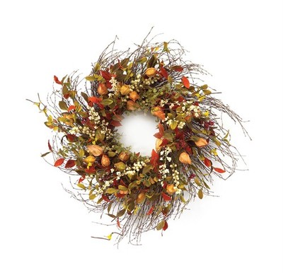 Cape Gooseberry Wreath 20''D