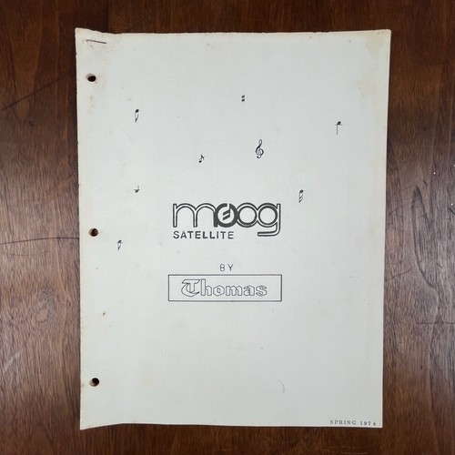 VINTAGE MOOG SATELLITE SYNTHESIZER SCHEMATICS 1974
