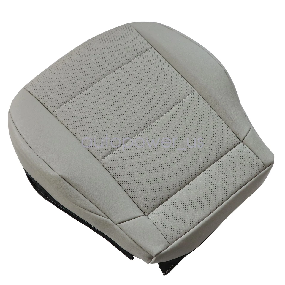 Cubierta de asiento de cuero inferior del conductor gris para Mercedes Benz C230 2005 2006 2007 Foto 2 de 4