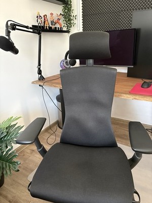 Herman Miller Embody Gaming Logitech + Atlas Headrest TOP Zustand