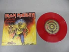 Iron Maiden: Number of the Beast -UK 1st press 1982 - 7" single RED Vinyl