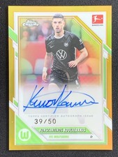 Konstantinos Koulierakis 2025-26 Topps Chrome Bundesliga Gold Auto /50 #BA-KK