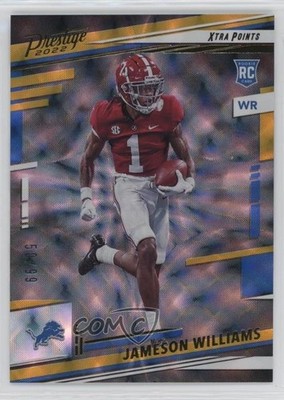 2022 Prestige Xtra Points Premium Gold 50/99 Jameson Williams Rookie RC 12ec